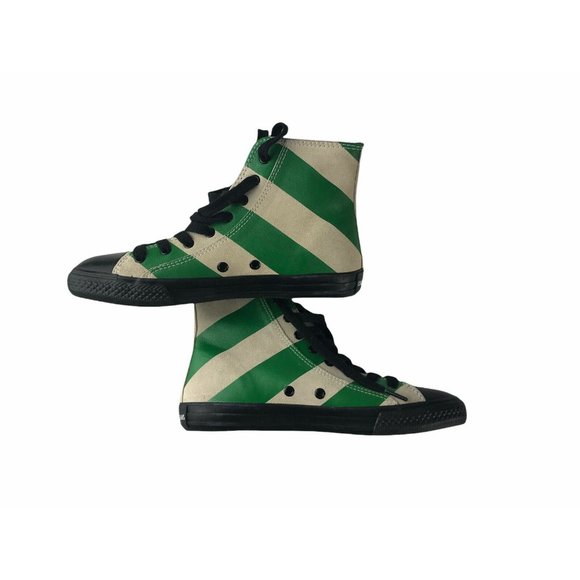 CALVIN KLEIN Carizma High Top Striped Suede Sneake - Picture 9 of 12